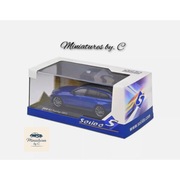 BMW M3 Touring G81 Compétition – San Marino Blue – Solido 1:43