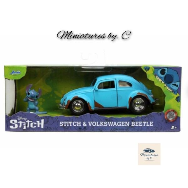 Volkswagen Beetle + Lilo & Stitch – Jada Toys – 1:32