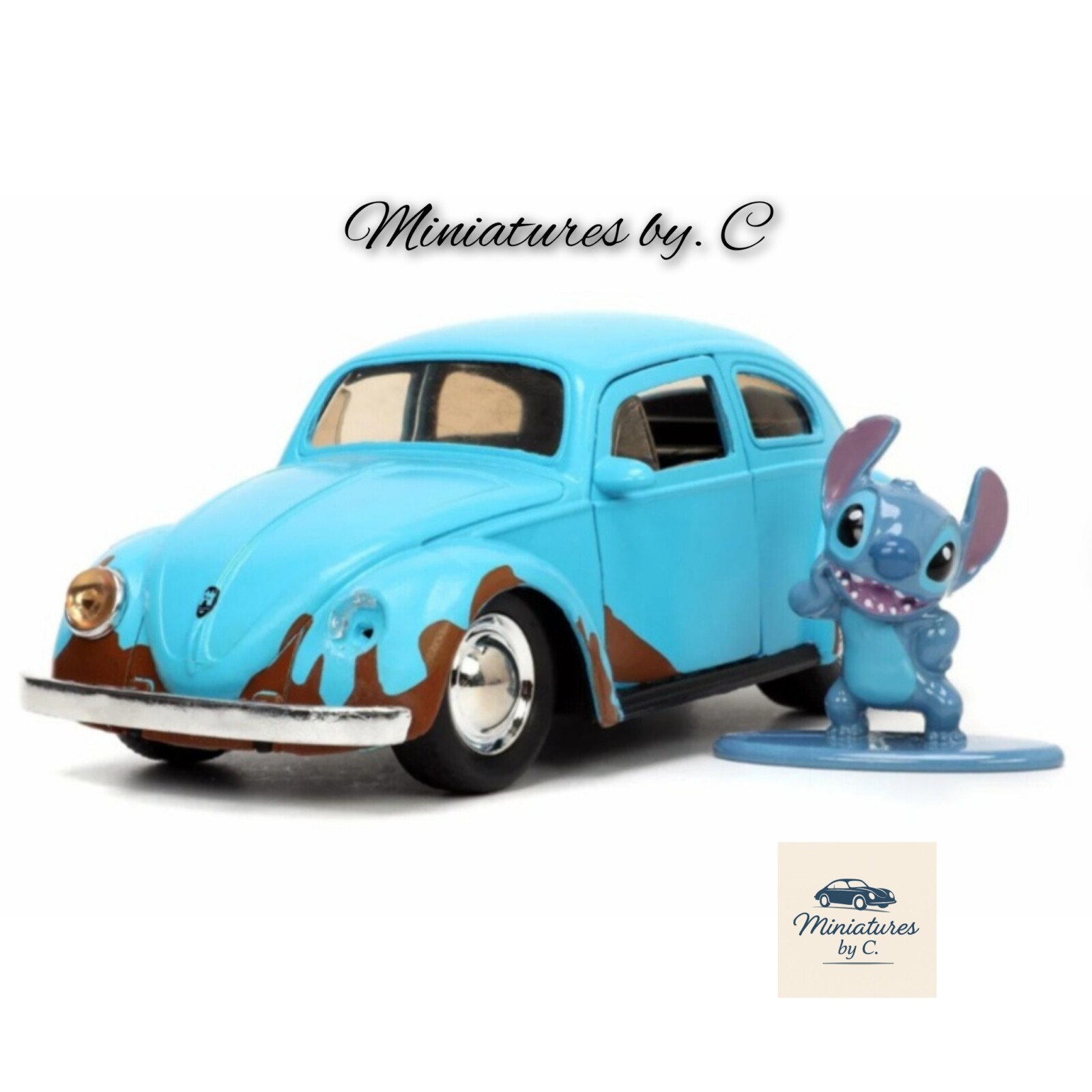 Volkswagen Beetle + Lilo & Stitch – Jada Toys – 1:32 – Image 3