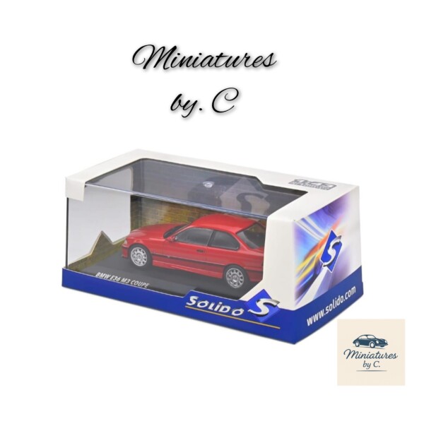 BMW M3 E36 Coupé – Rouge – Solido 1:43