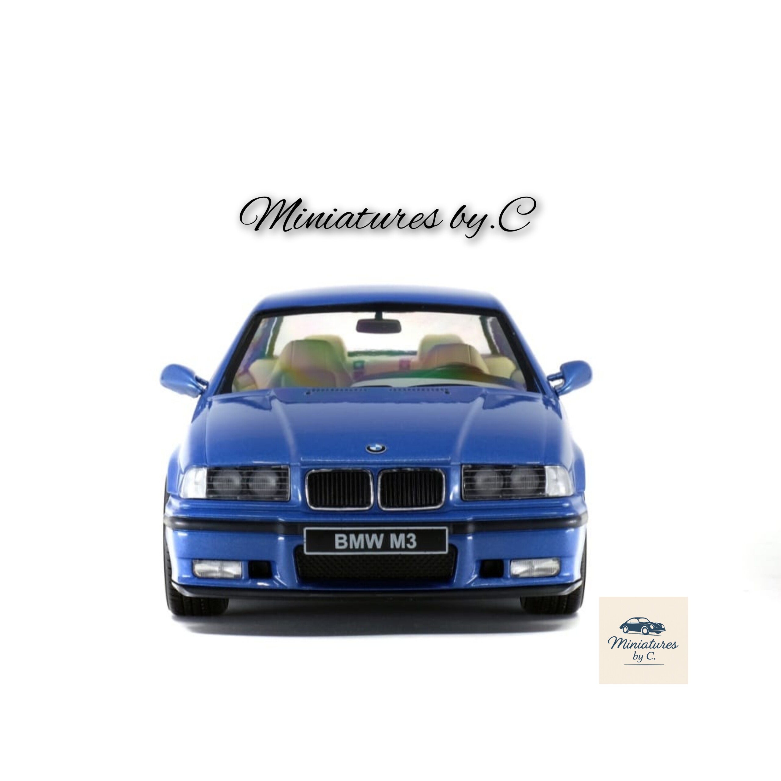 BMW M3 E36 Coupé Estoril Blue – Solido 1:18 – Image 4