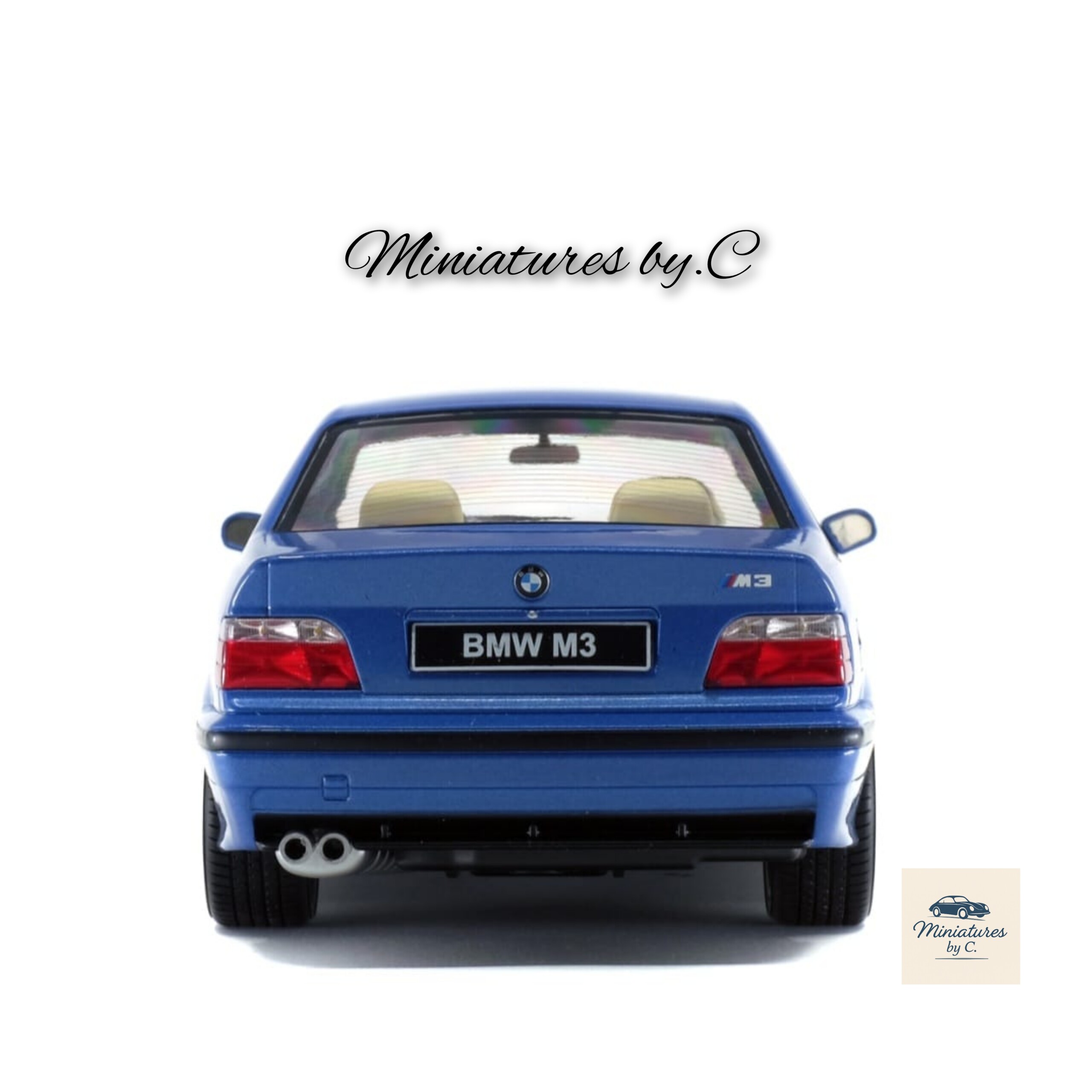 BMW M3 E36 Coupé Estoril Blue – Solido 1:18 – Image 5
