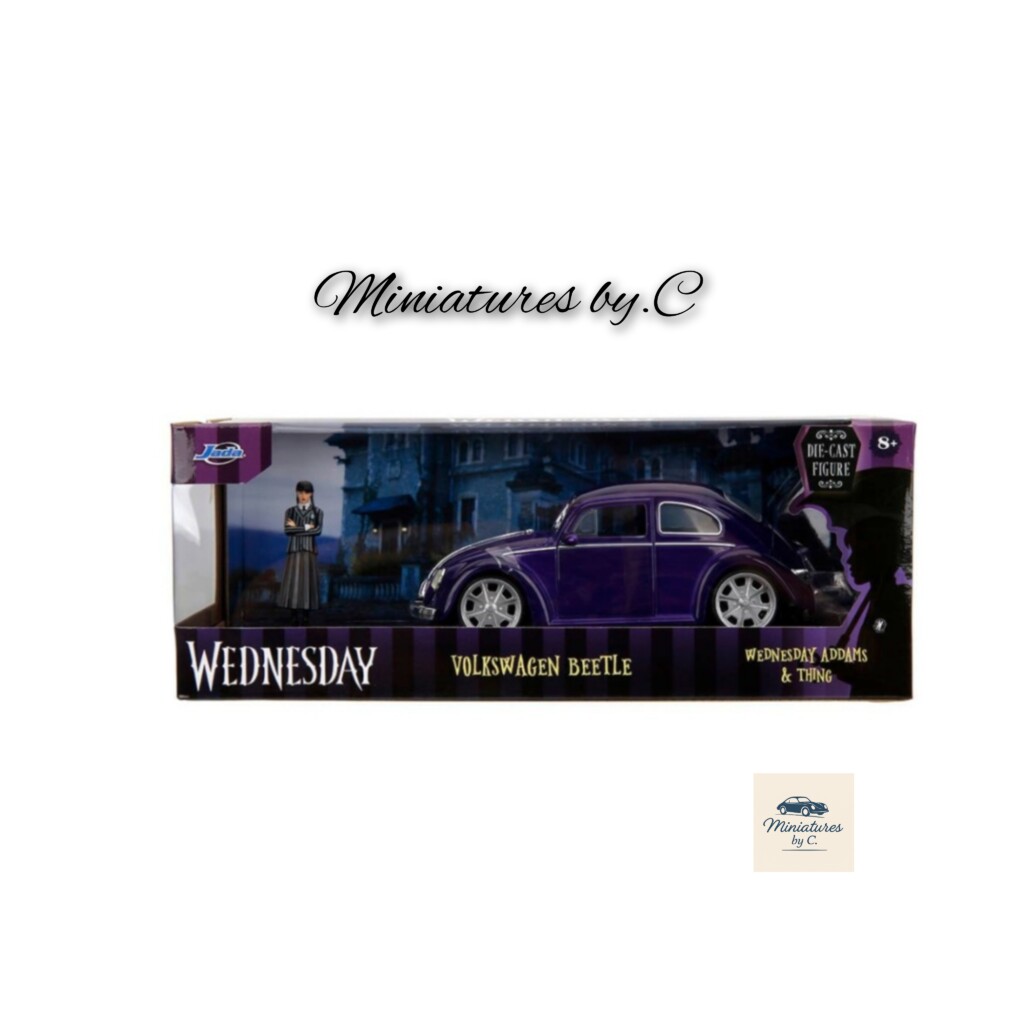 VW Beetle Cox Mercredi (Wednesday) – Jada Toys 1:24