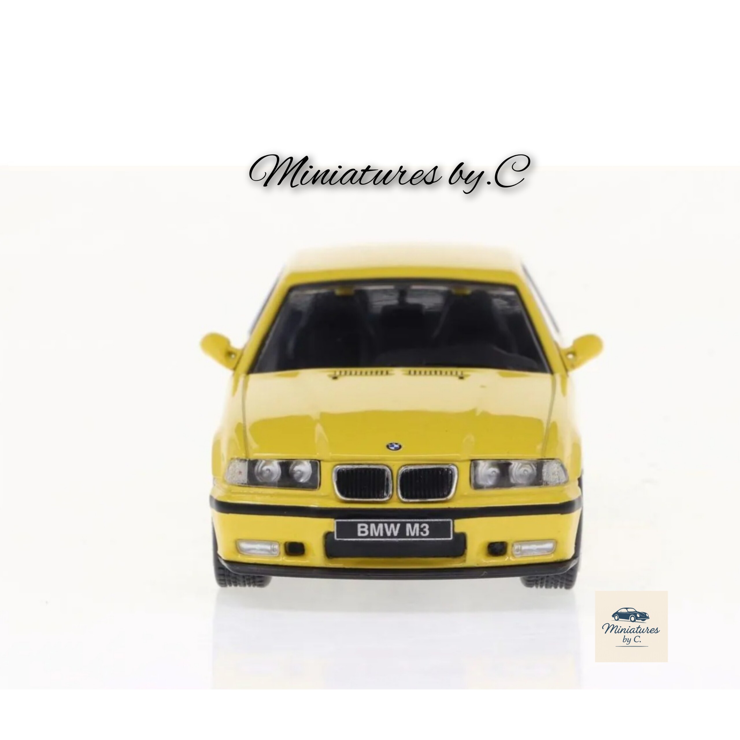 BMW E36 Coupé Dakar Yellow – Solido – 1:43 – Image 3