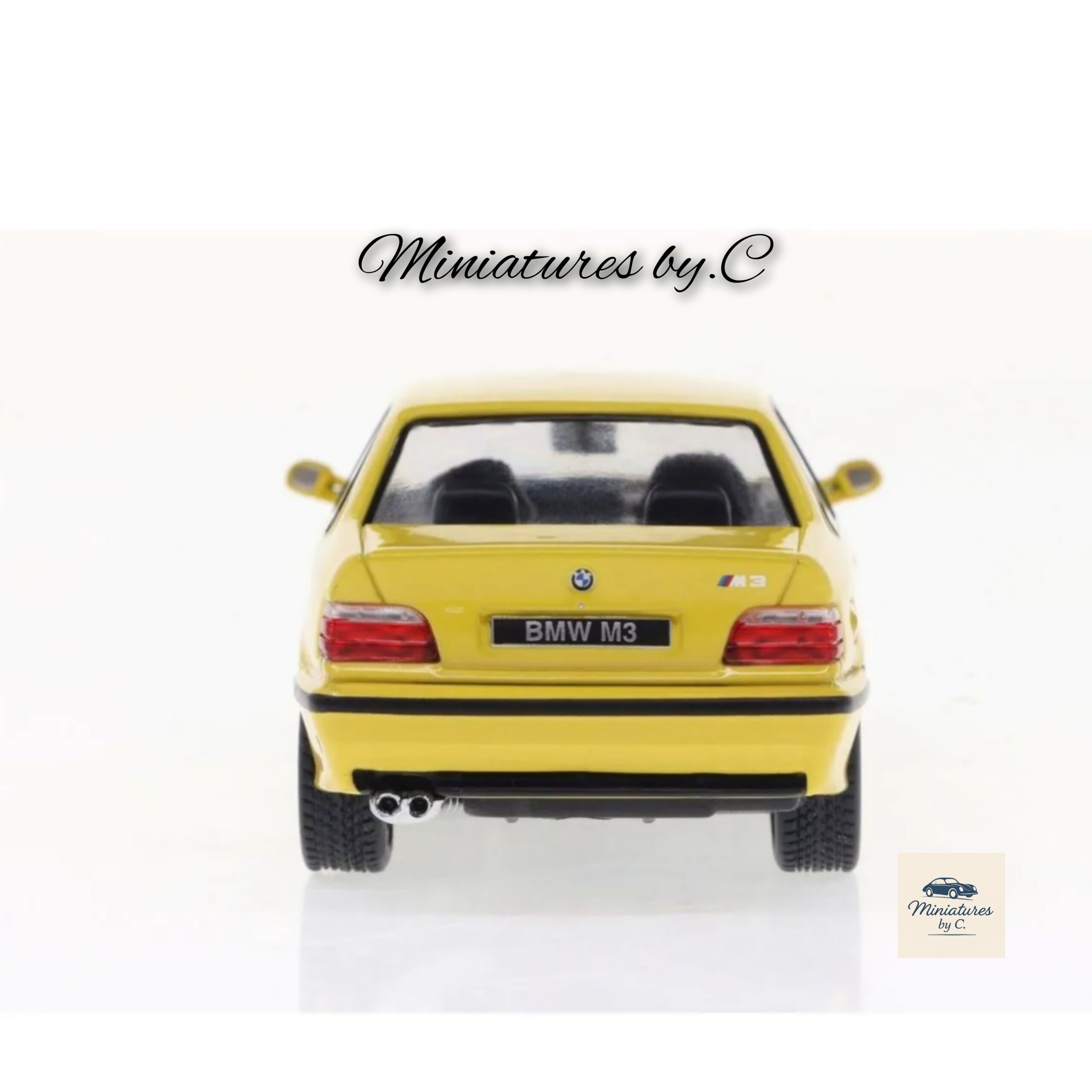 BMW E36 Coupé Dakar Yellow – Solido – 1:43 – Image 4