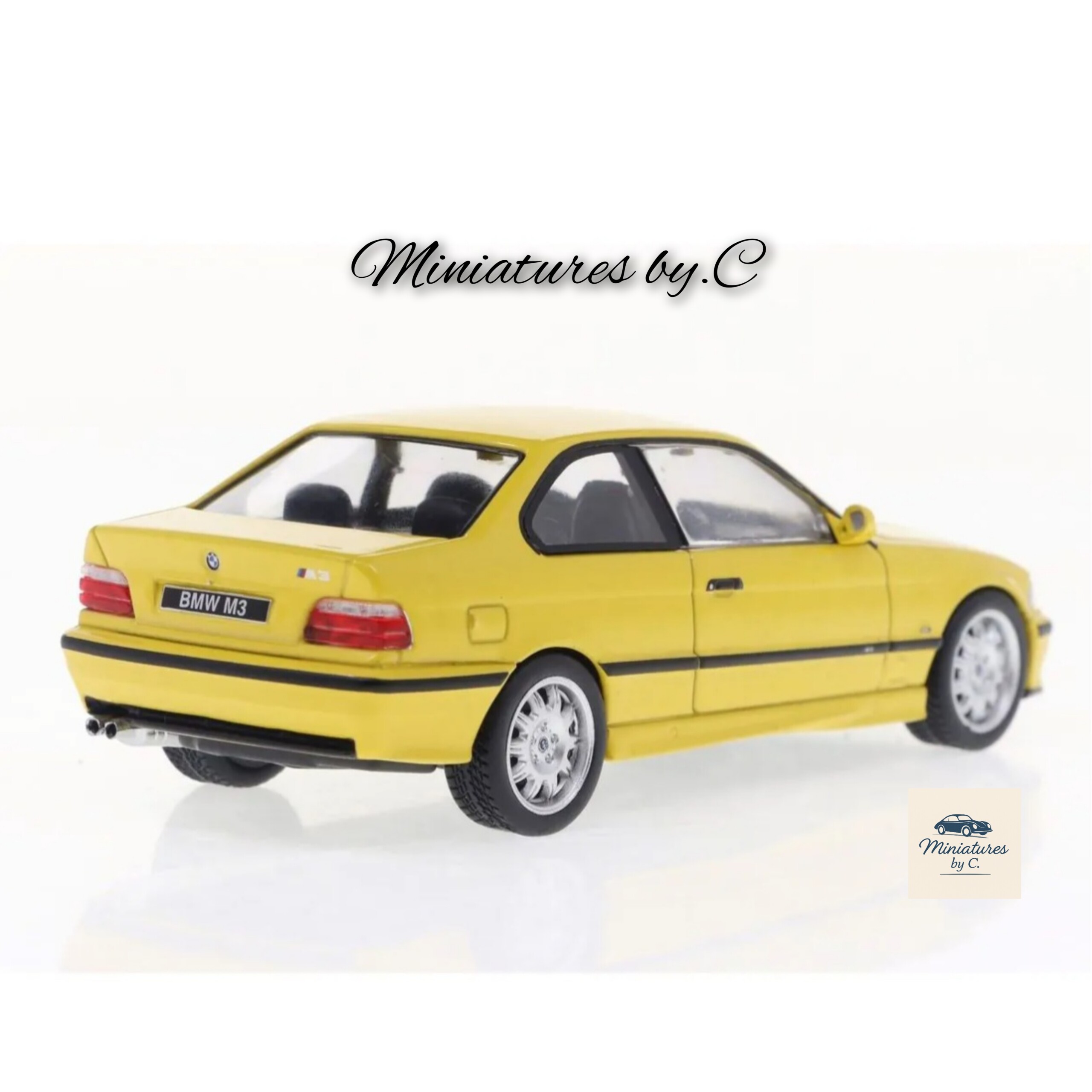 BMW E36 Coupé Dakar Yellow – Solido – 1:43 – Image 5