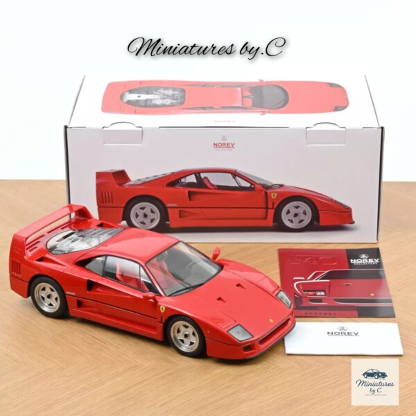 Ferrari F40-1987. 1:12éme. Norev.