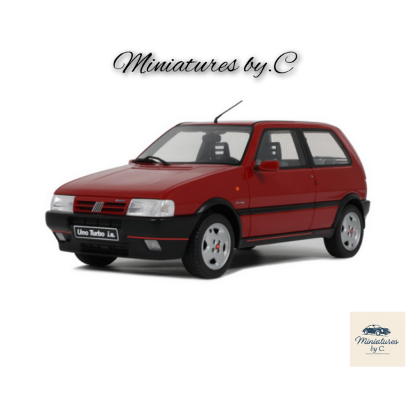 Fiat Uno Turbo i.e Rosso Racing 1990. 1:18éme