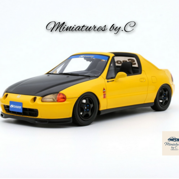 Honda Civic Del Sol Phoenix Yellow 1996. 1:18éme