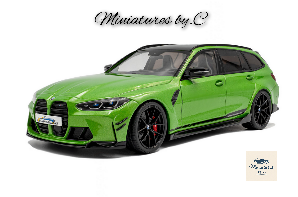 BMW M3 Touring with Performance Parts – Green Metallic – 2024. 1:18éme