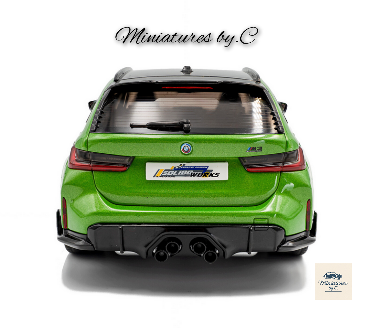 BMW M3 Touring with Performance Parts – Green Metallic – 2024. 1:18éme – Image 4