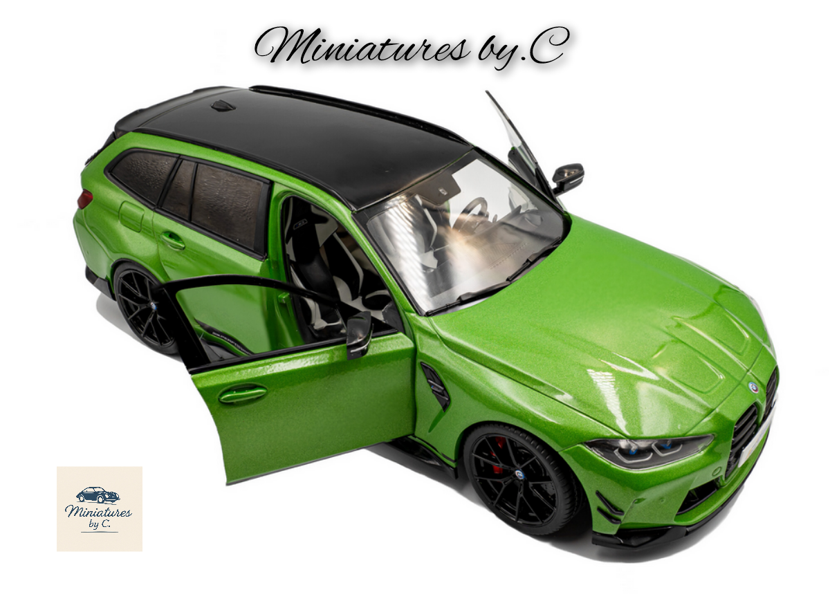 BMW M3 Touring with Performance Parts – Green Metallic – 2024. 1:18éme – Image 5
