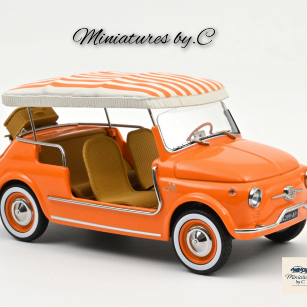 FIAT 500 Jolly 1965 Orange 1:18 Norev