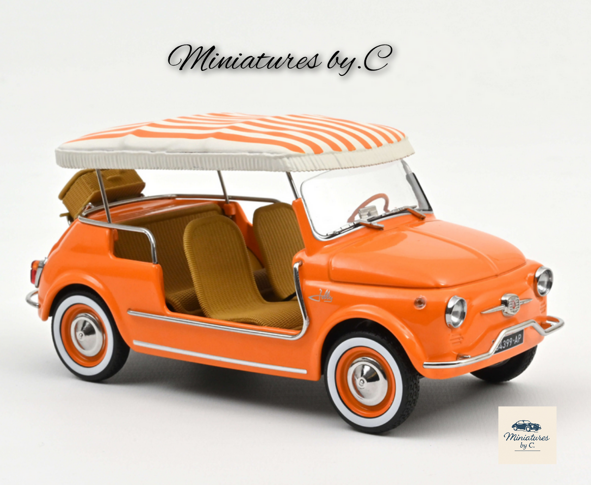 FIAT 500 Jolly 1965 Orange 1:18 Norev