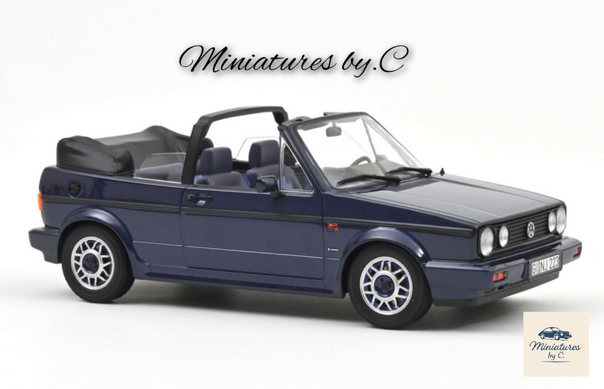 Volkswagen Golf Cabriolet Quartett. 1991. 1:18éme. Norev