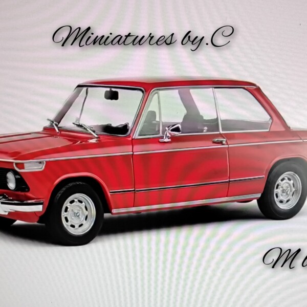 BMW 1602 – Verona Red – 1971- 1:18éme- Solido