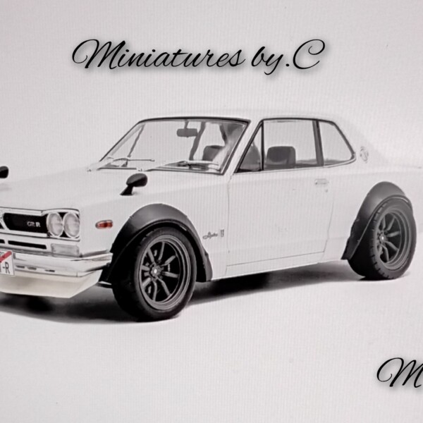 Nissan Skyline (C10) Hakosuka SOLIDO WORKS – Pearl White – 1970 - 1:18éme