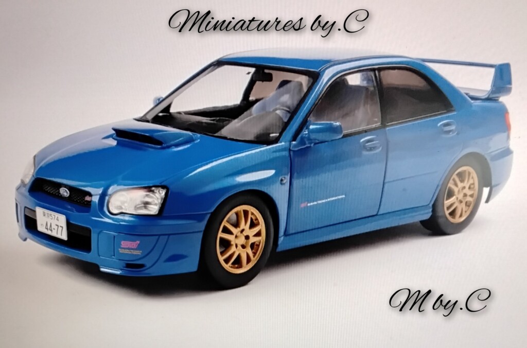 Subaru IMPREZA WRX STI – Sonic Blue – 2003- 1:18éme- Solido