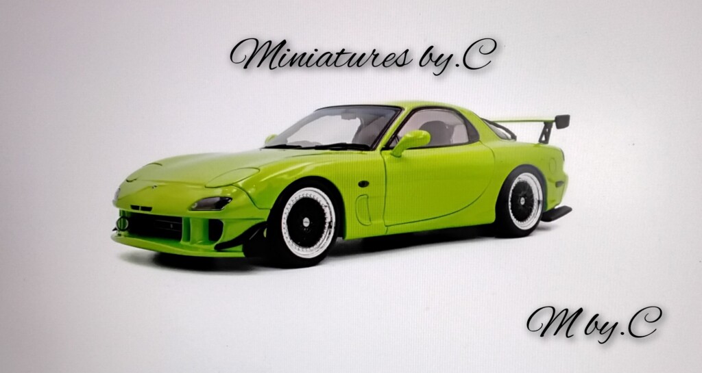 Mazda RX7 FD3RS SOLIDO WORKS – NEON GREEN – 1999- 1:18éme