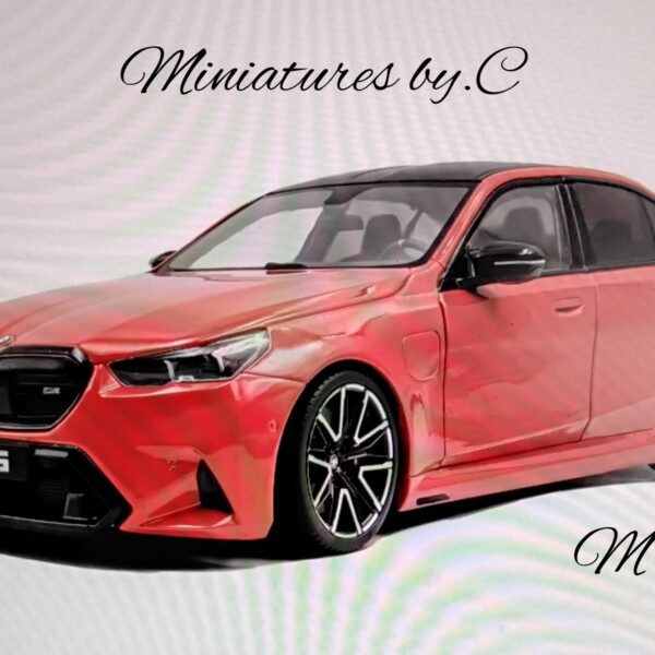 BMW M5 – FIRE RED – 2025- 1:18éme- Solido
