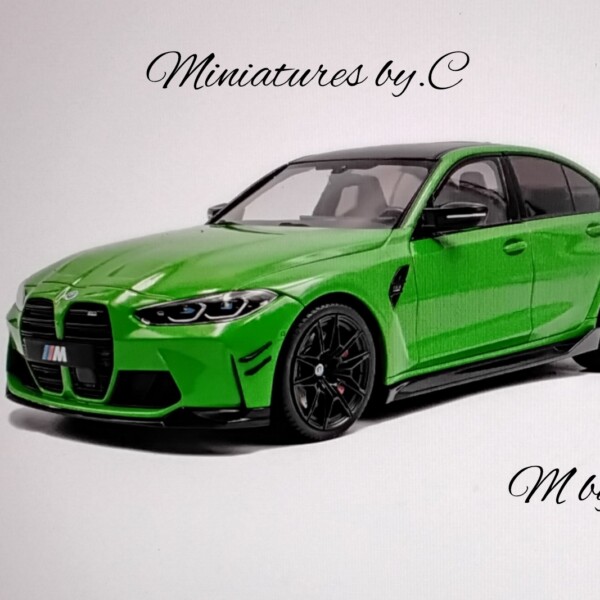 BMW M3 PERFORMANCE PARTS – Signal Green uni – 2024- 1:18éme- Solido