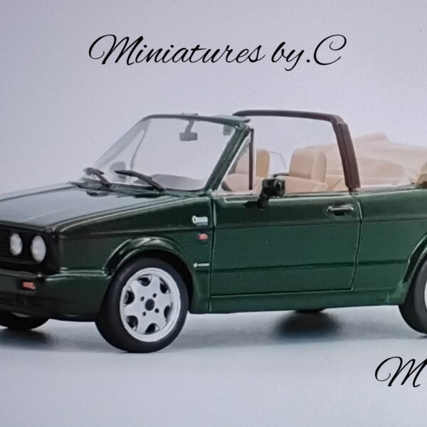 Volkswagen Golf Cabrio Classic Line – Classic Green – 1992- 1:43éme- Solido