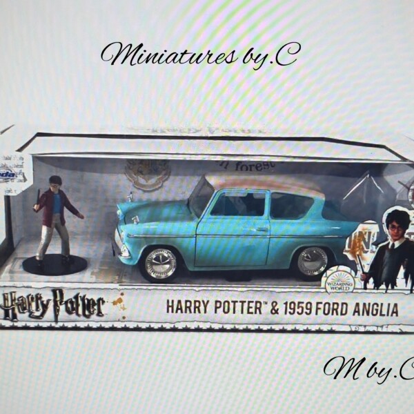 Jada Toys Ford Anglia 1959 Harry Potter Avec Figurine 1:24éme.