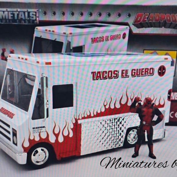 Deadpool Figure en Taco Truck Marvel 1:24éme.