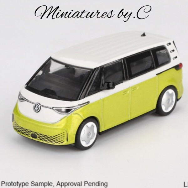 Mini GT- Volkswagen ID.Buzz Candy White/ Pomelo Yellow- 1:64éme