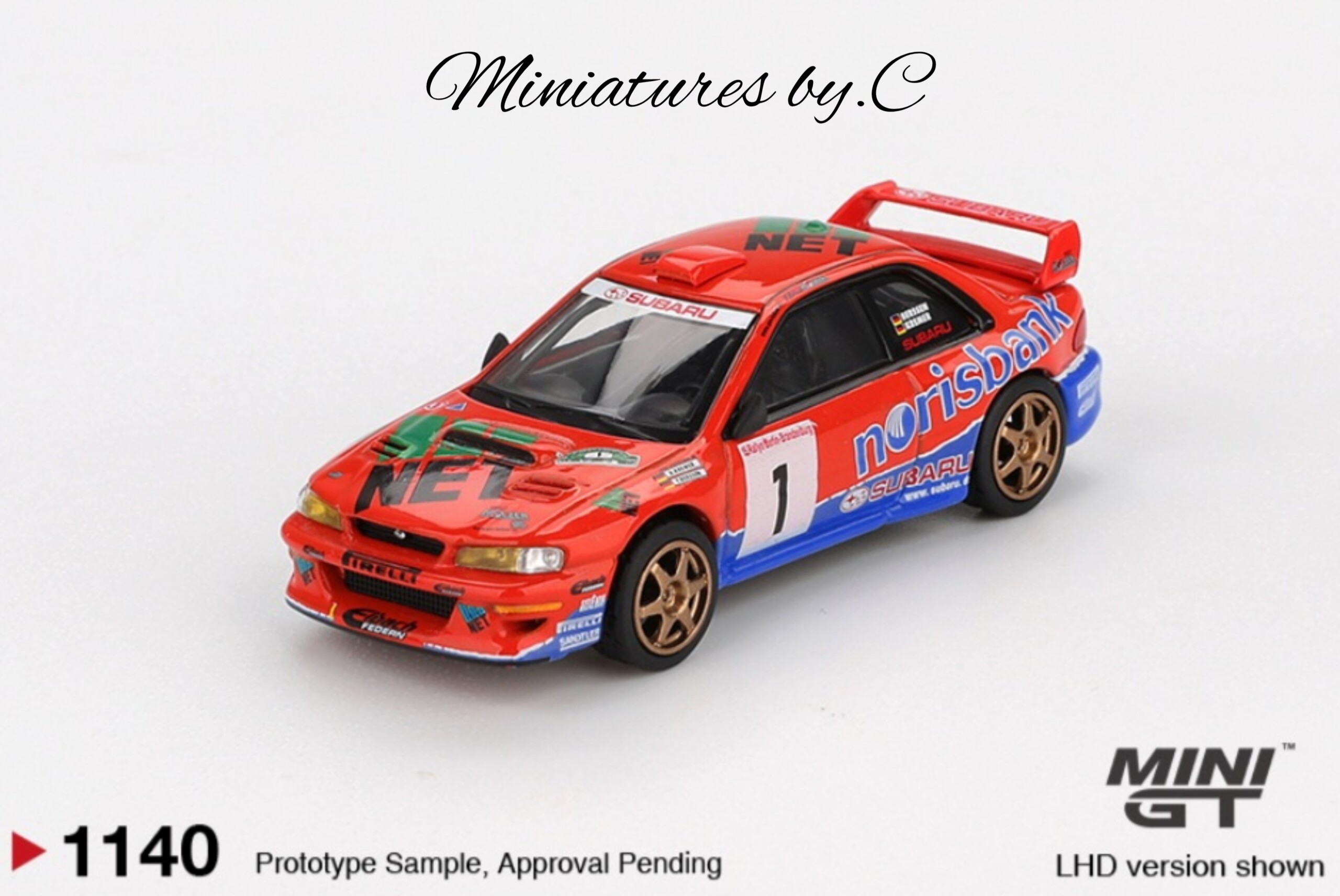 Mini GT Subaru Impreza WRC97 #1 1999 DRM Champion. 1:64éme – Image 2