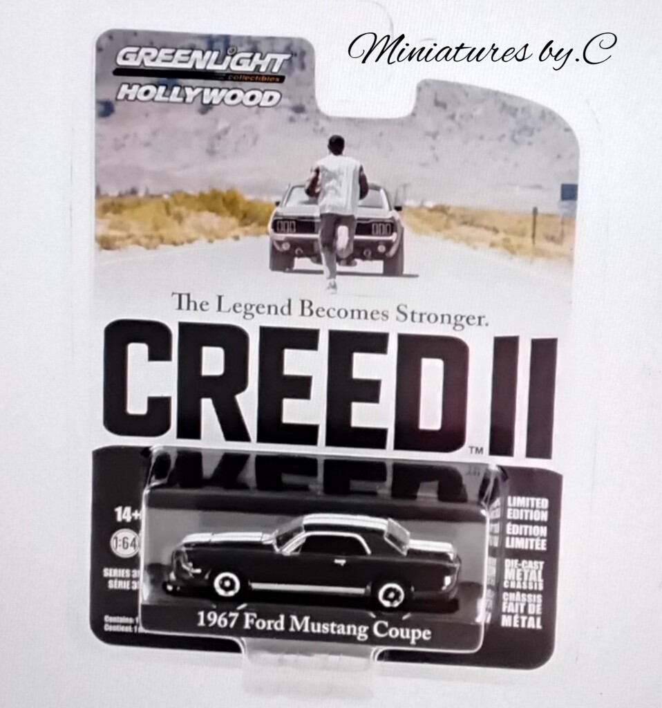 Greenlight- Creed II – Ford Mustang Coupé 1967 -1:64éme