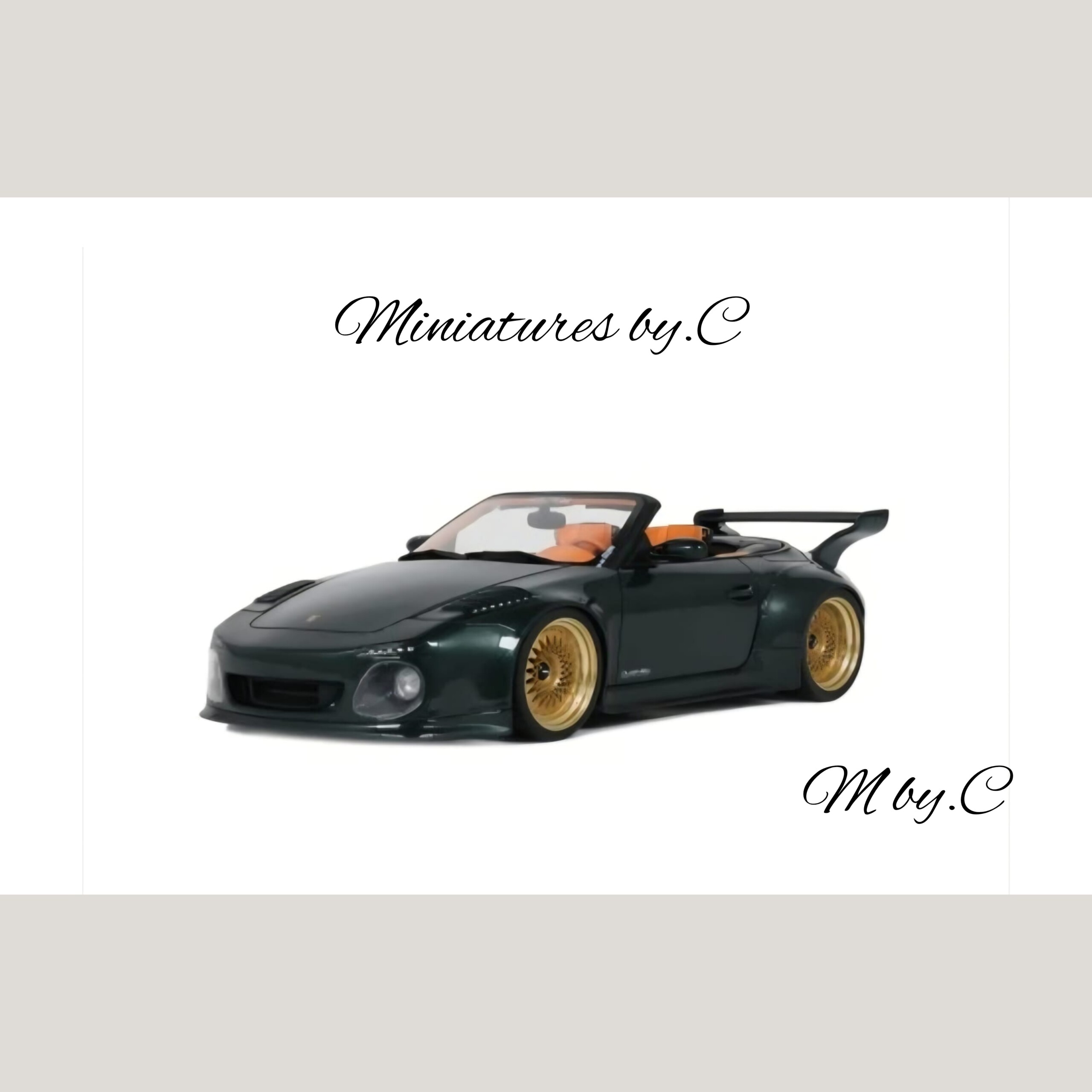 Porsche Old & New Slant Nose Convertible – GT Spirit 1:18éme – Image 2