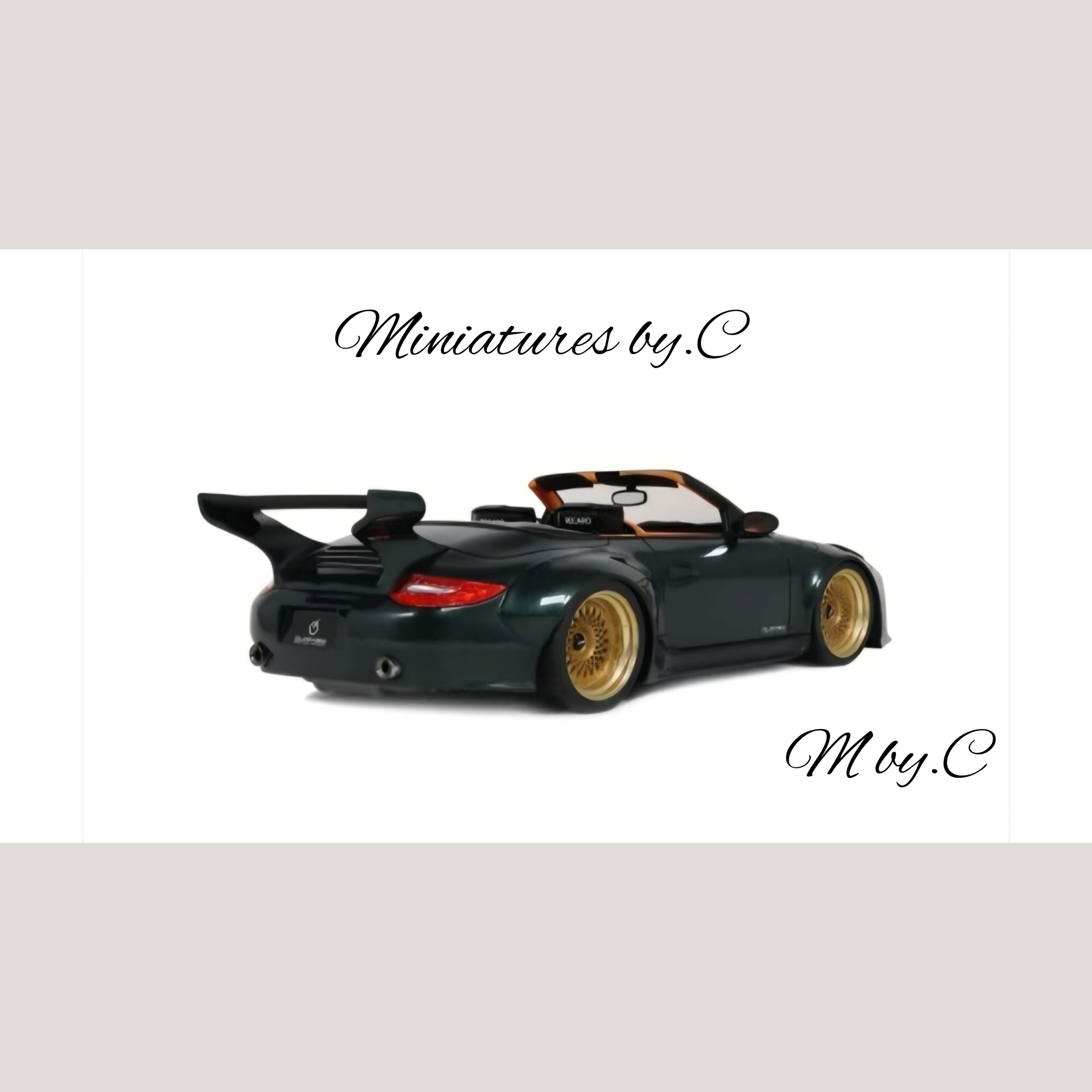 Porsche Old & New Slant Nose Convertible – GT Spirit 1:18éme – Image 3