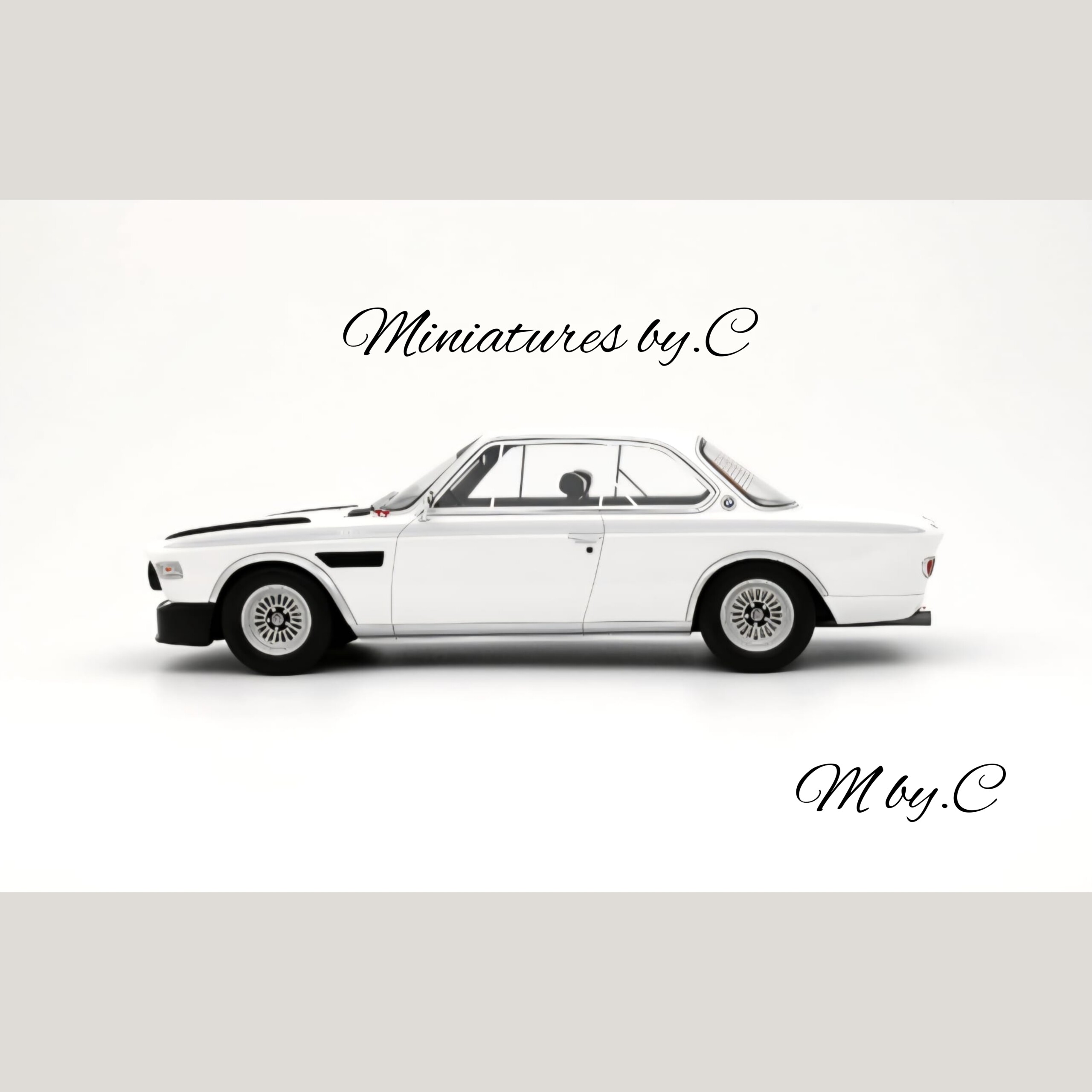 BMW 3.0 CSL Chamonix White- 1:18éme – OttOmobile – Image 3