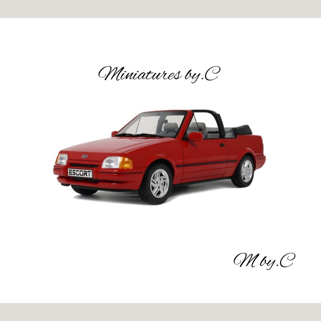 Ford Escort XR3i MK4 Cabriolet – OttOmobile 1:18éme