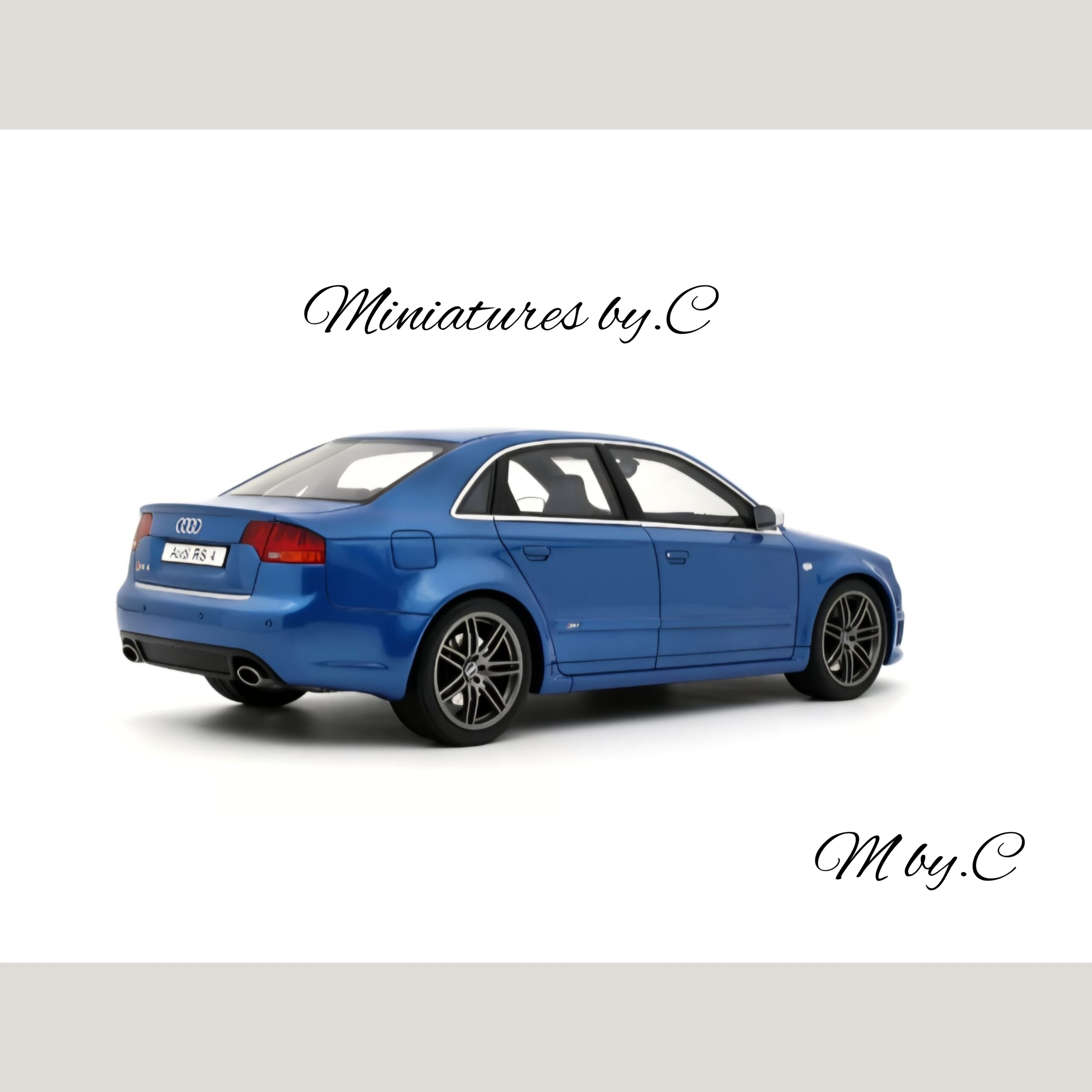 Audi RS4 B7 Sedan – OttOmobile 1:18éme – Image 2