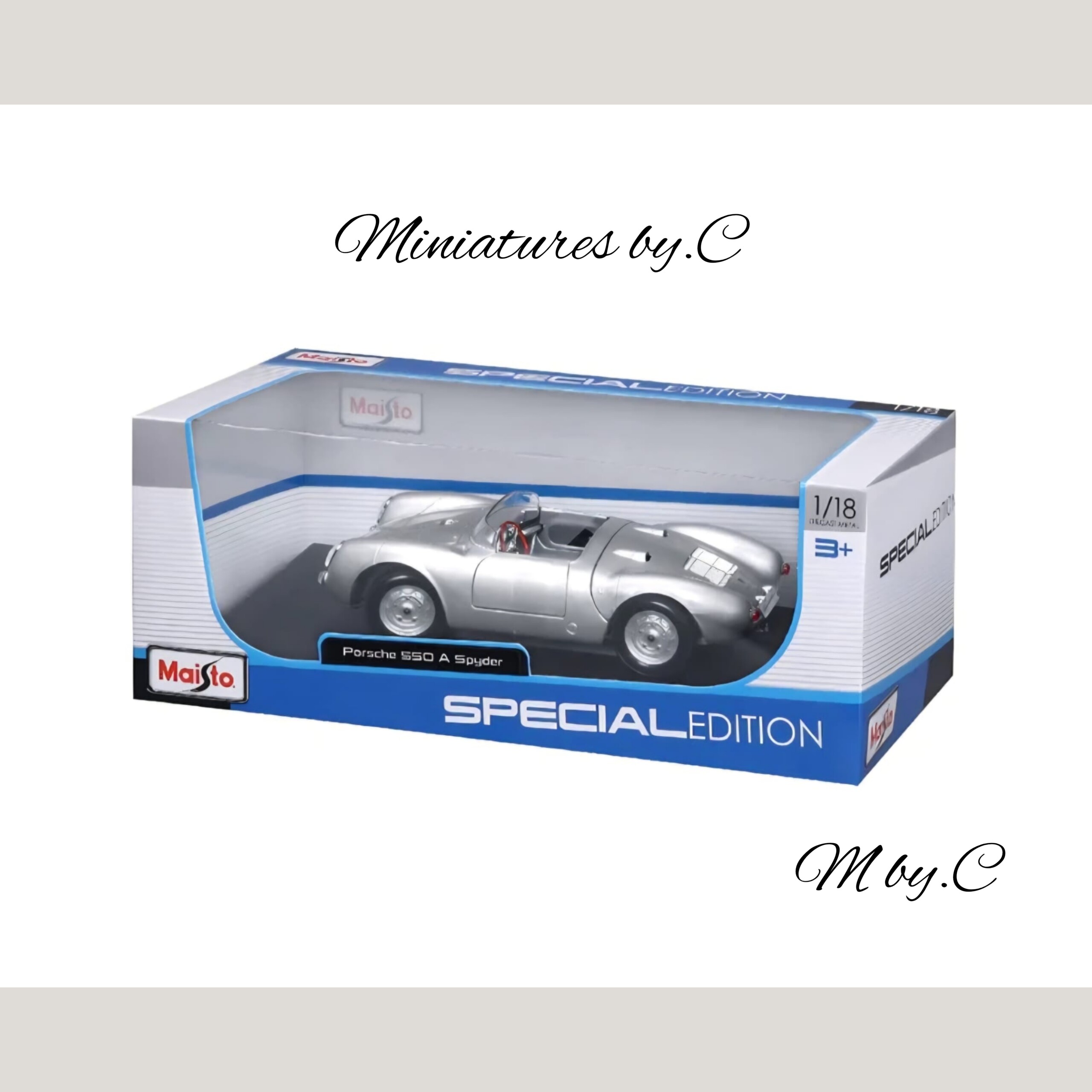 Porsche 550 A Spyder- 1:18éme – Maisto – Image 4