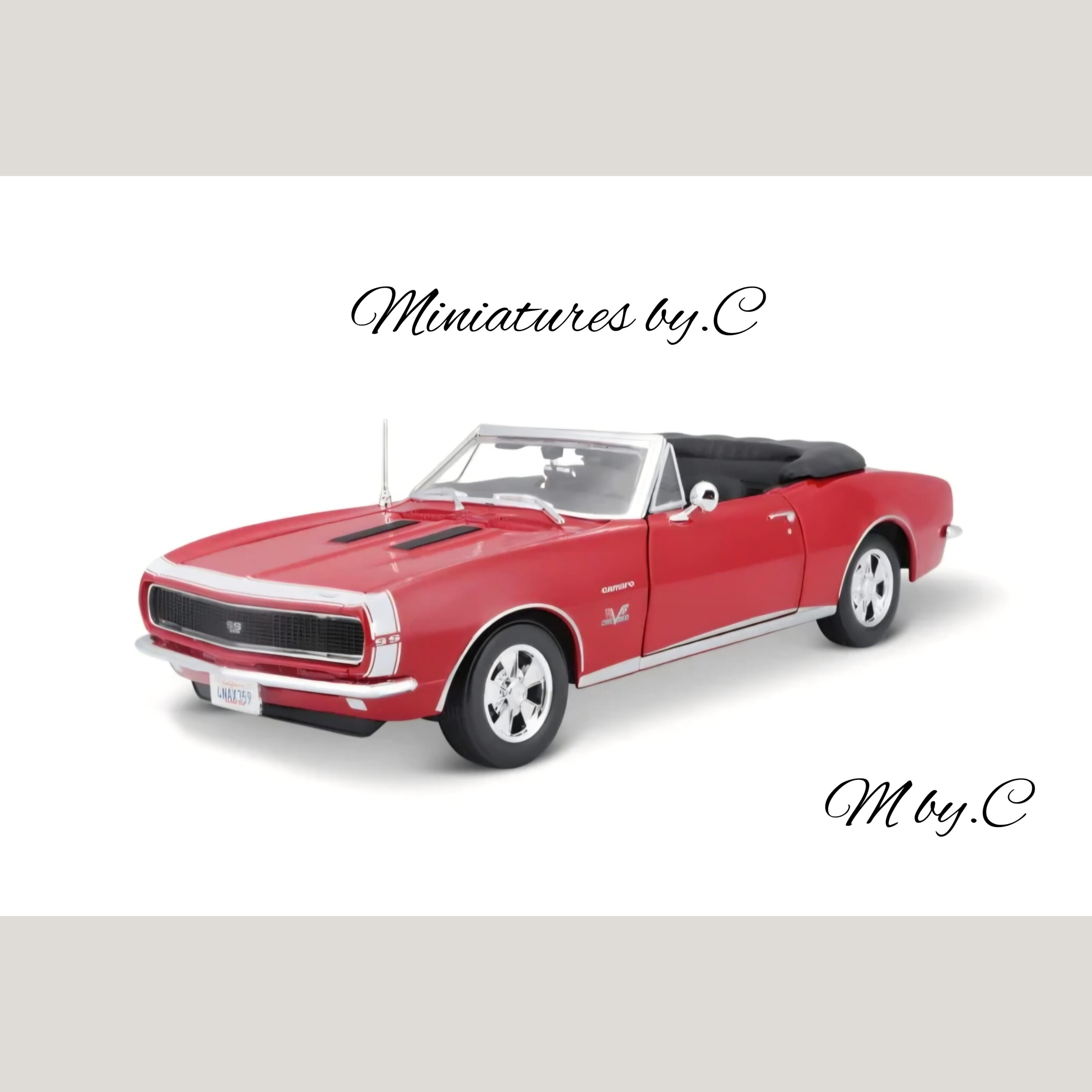 Chevrolet Camaro SS 396 Cabriolet 1967- 1:18éme – Maisto – Image 2