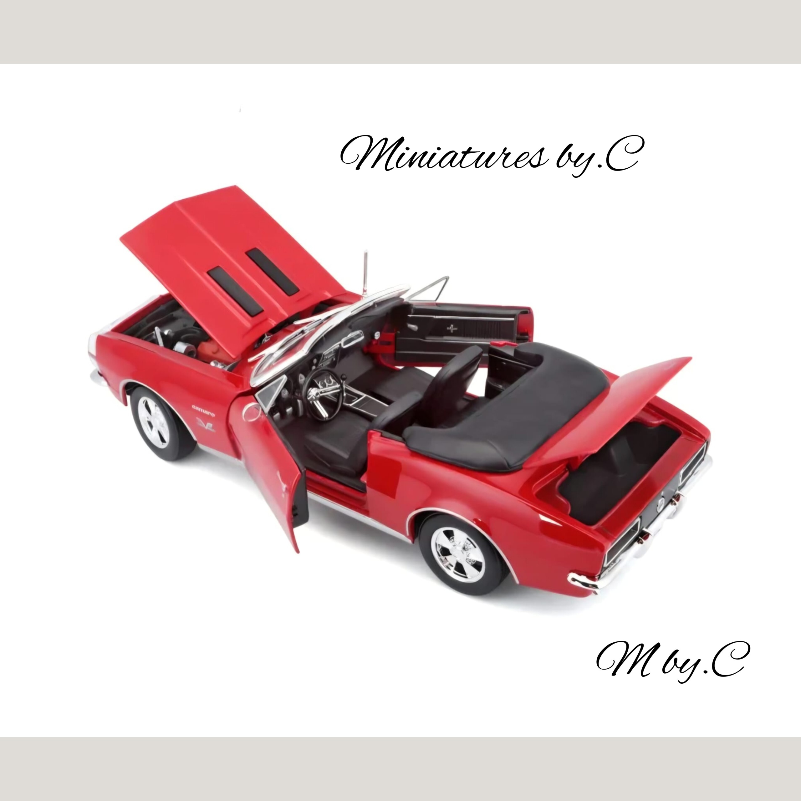 Chevrolet Camaro SS 396 Cabriolet 1967- 1:18éme – Maisto – Image 3