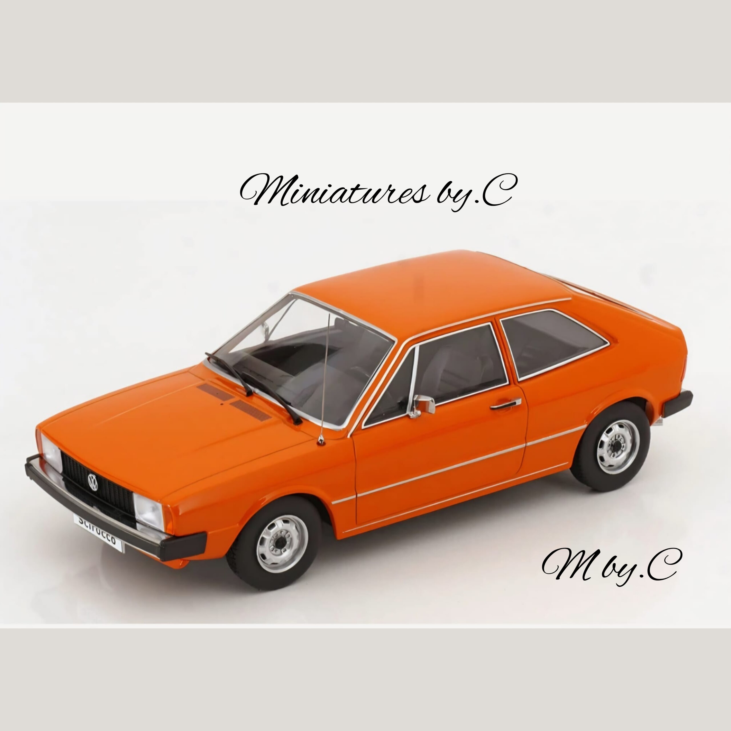 KK Scale- Volkswagen Scirocco L 1975 Orange KK Scale- 1:18éme – Image 2