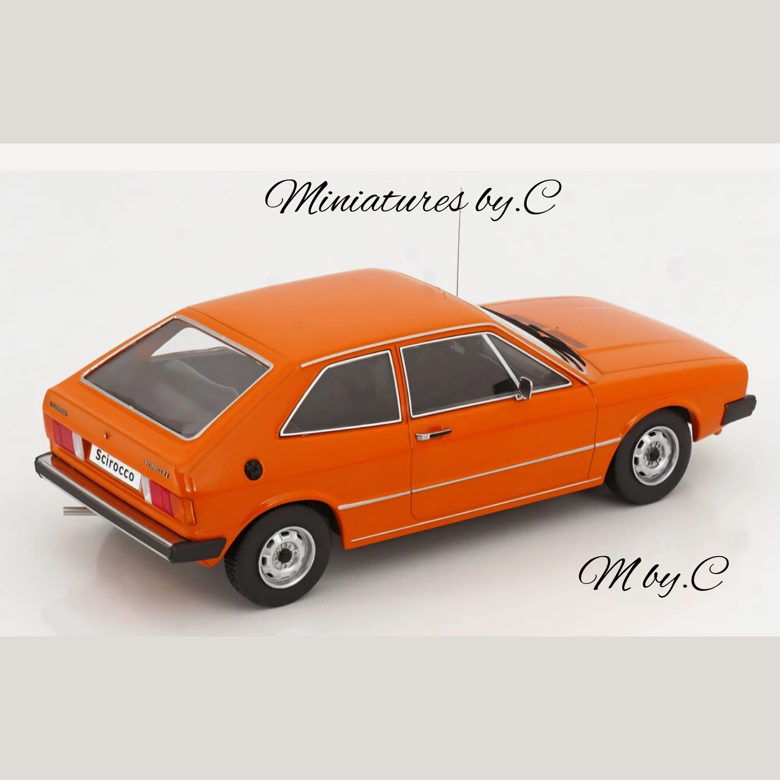 KK Scale- Volkswagen Scirocco L 1975 Orange KK Scale- 1:18éme – Image 3