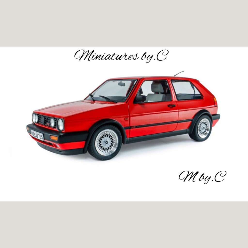 Volkswagen Golf 2 GTI G60 Mars Red 1989 – 1:18éme- Solido