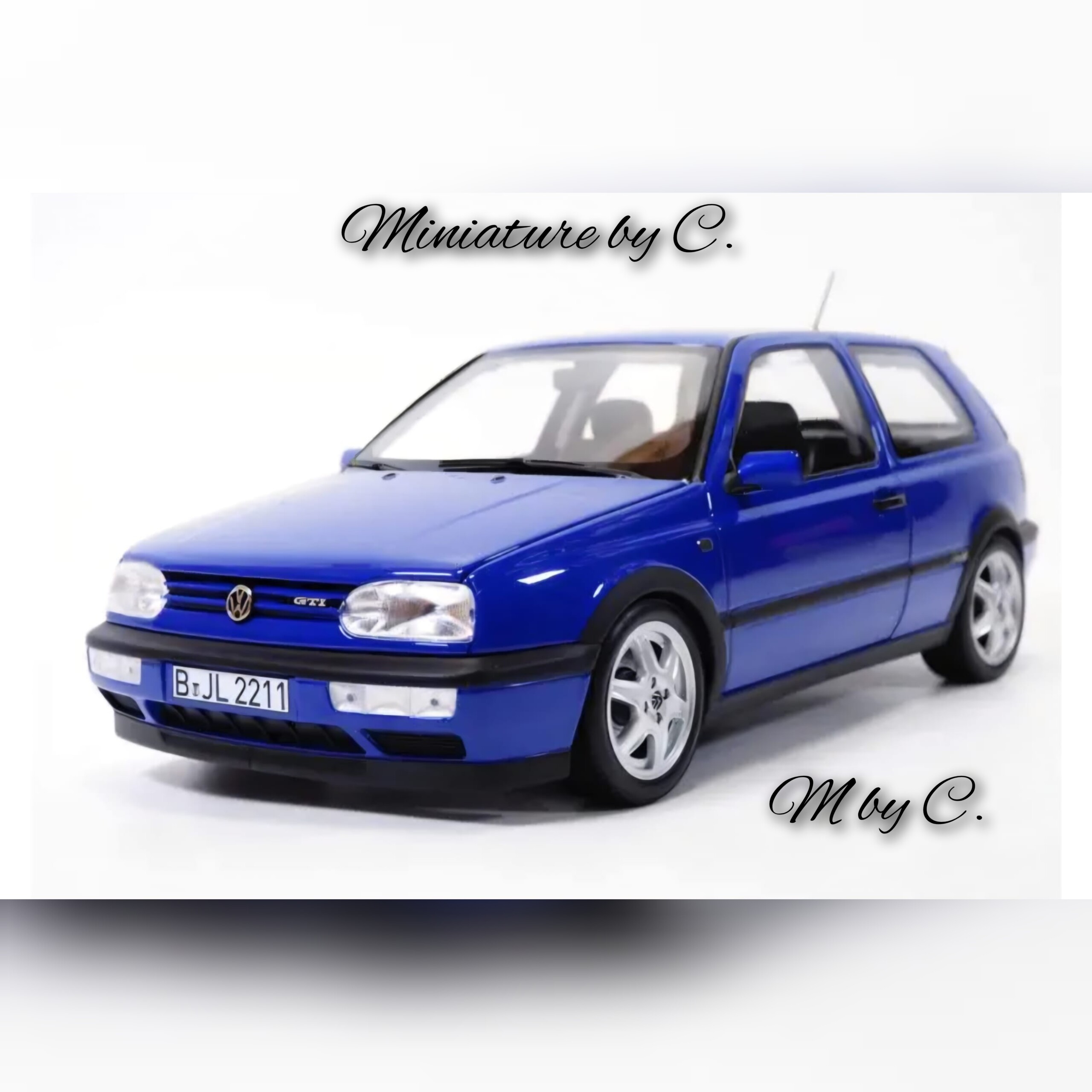 Volkswagen Golf III GTI Color Concept Jazz Blue -1:18ème – Norev – Image 2