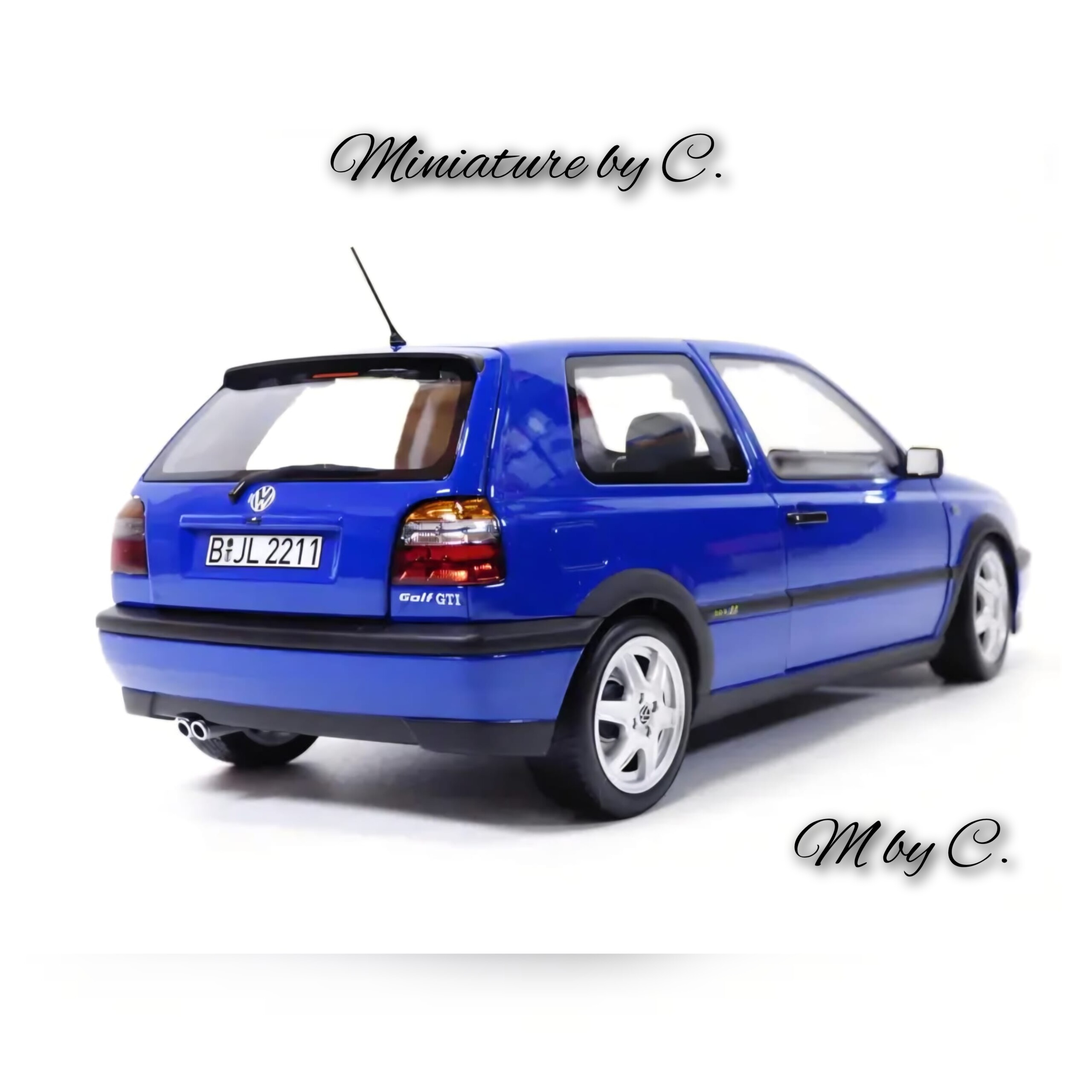 Volkswagen Golf III GTI Color Concept Jazz Blue -1:18ème – Norev – Image 3