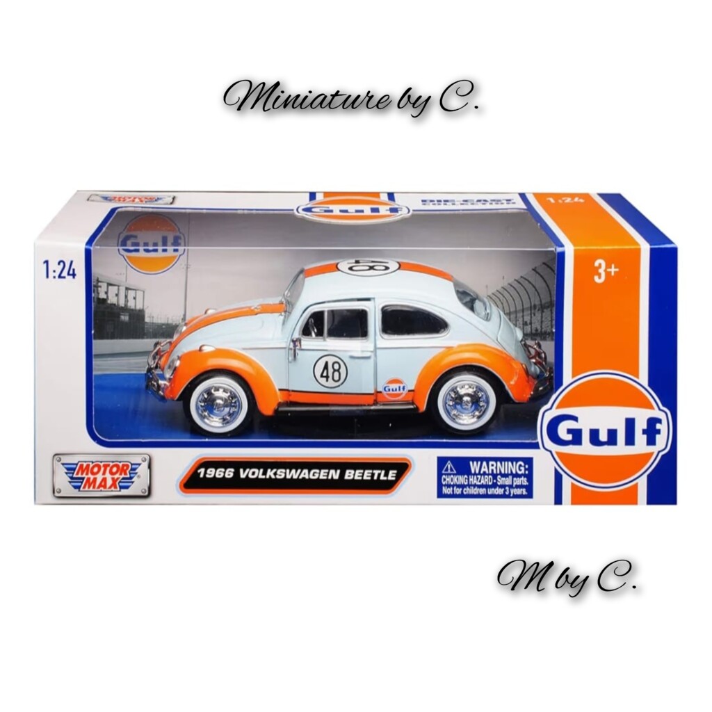Volkswagen Beetle 1966 GULF -1:24ème – Motormax