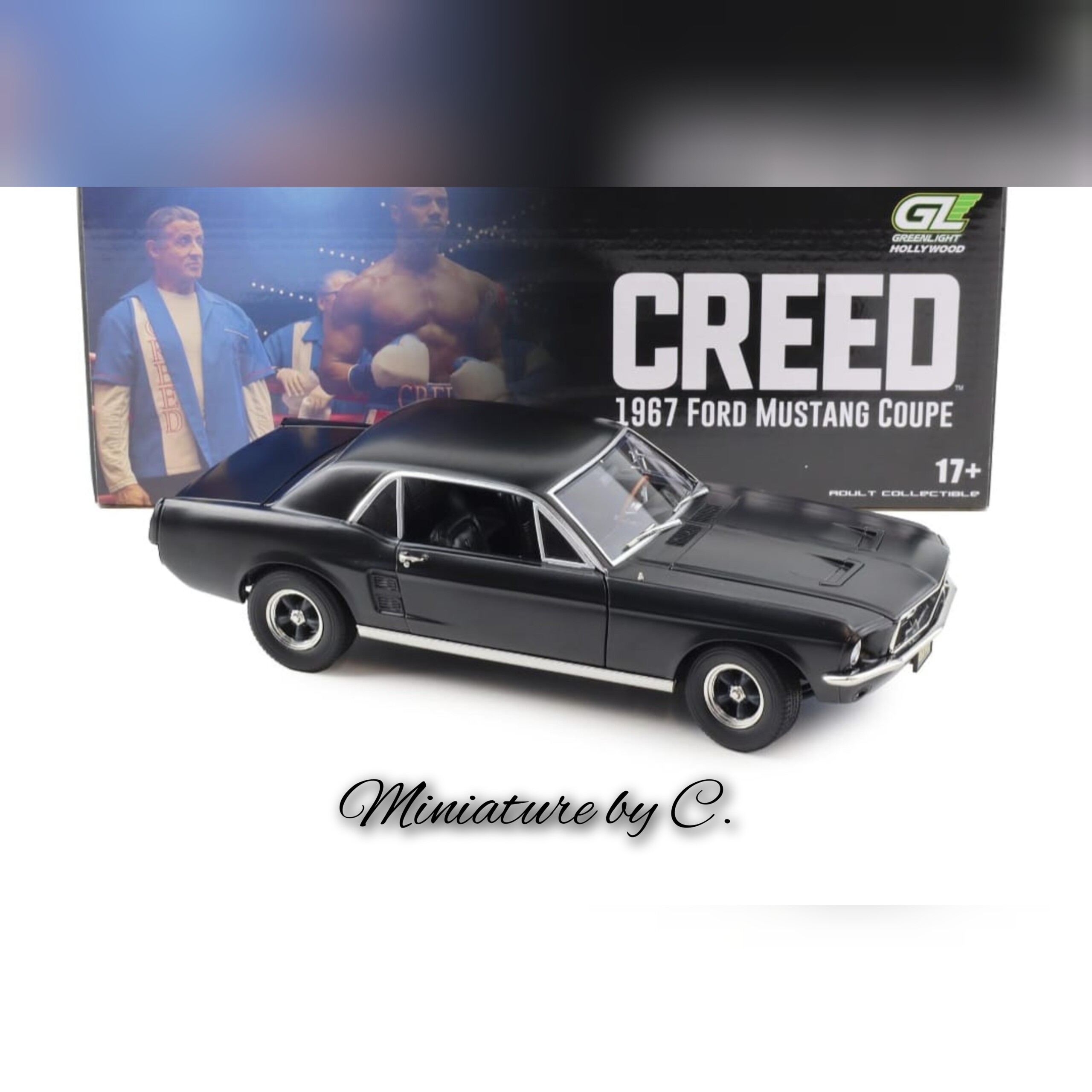Ford Mustang Coupé CREED 1967- 1:18ème – GreenLight Collectibles