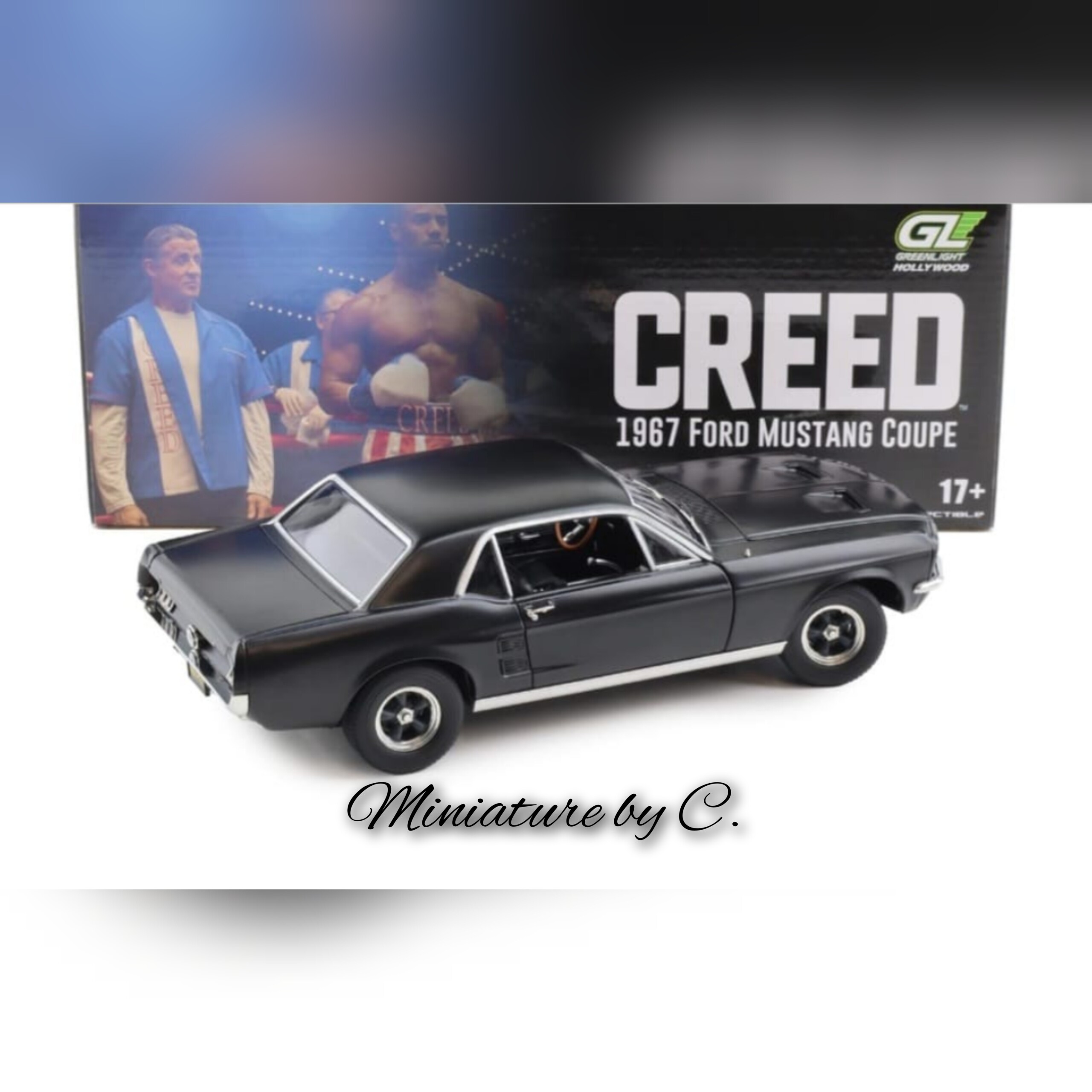 Ford Mustang Coupé CREED 1967- 1:18ème – GreenLight Collectibles – Image 2