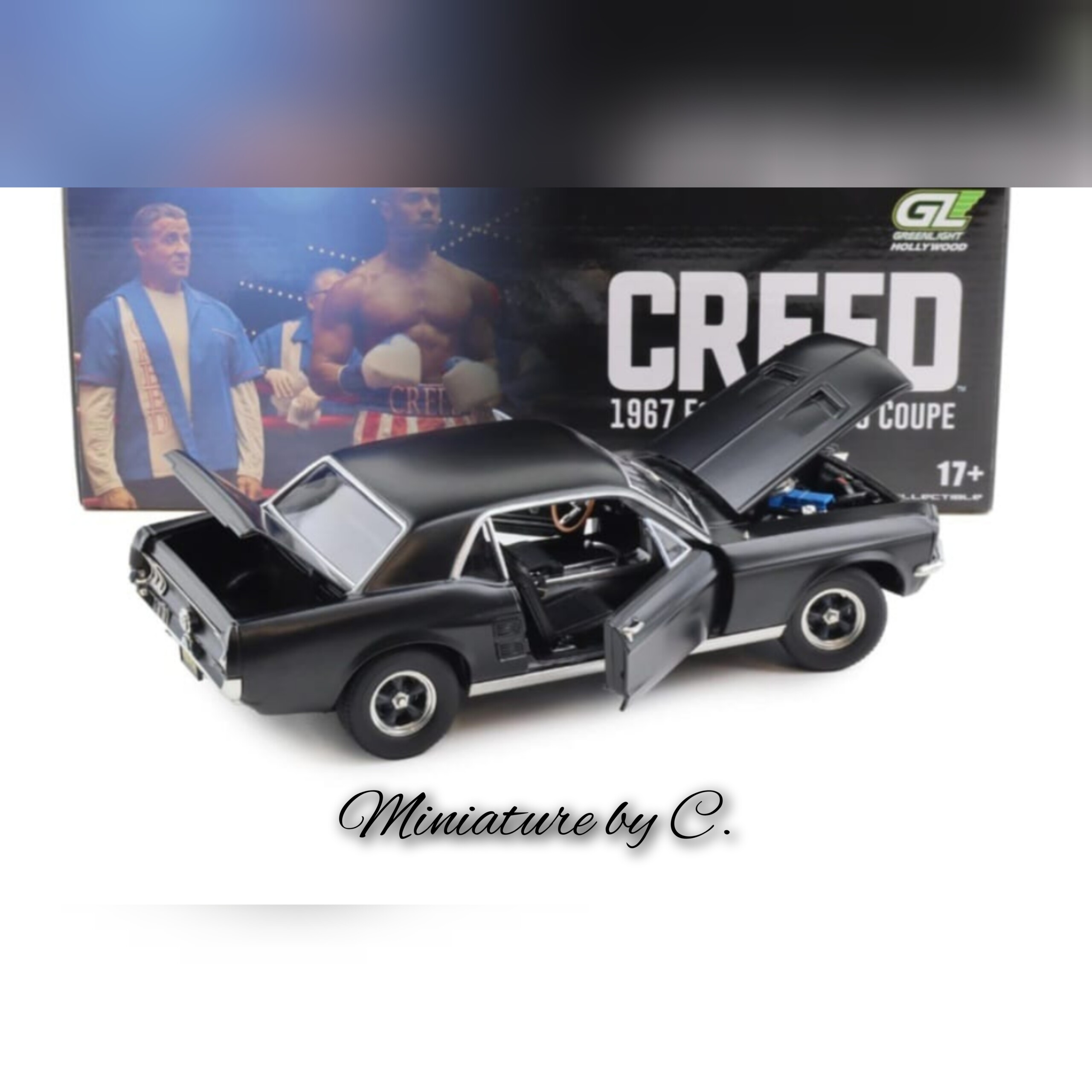 Ford Mustang Coupé CREED 1967- 1:18ème – GreenLight Collectibles – Image 3