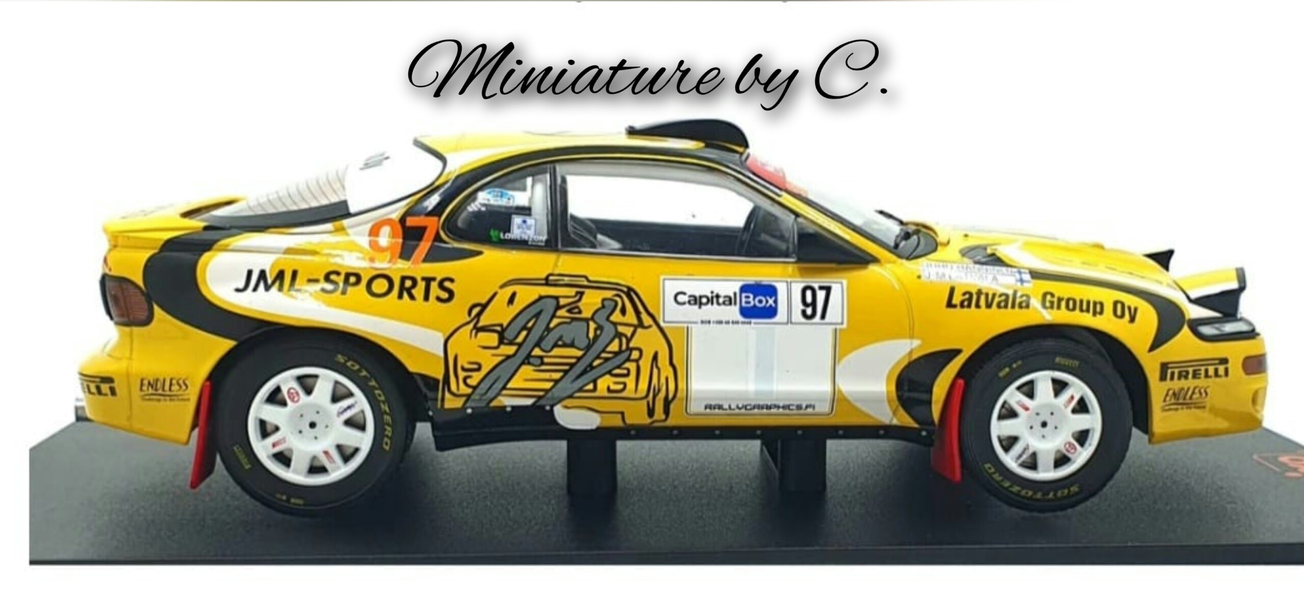 Toyota Celica GT-Four ST185 Rallye #97 -1:18ème – IXO – Image 3
