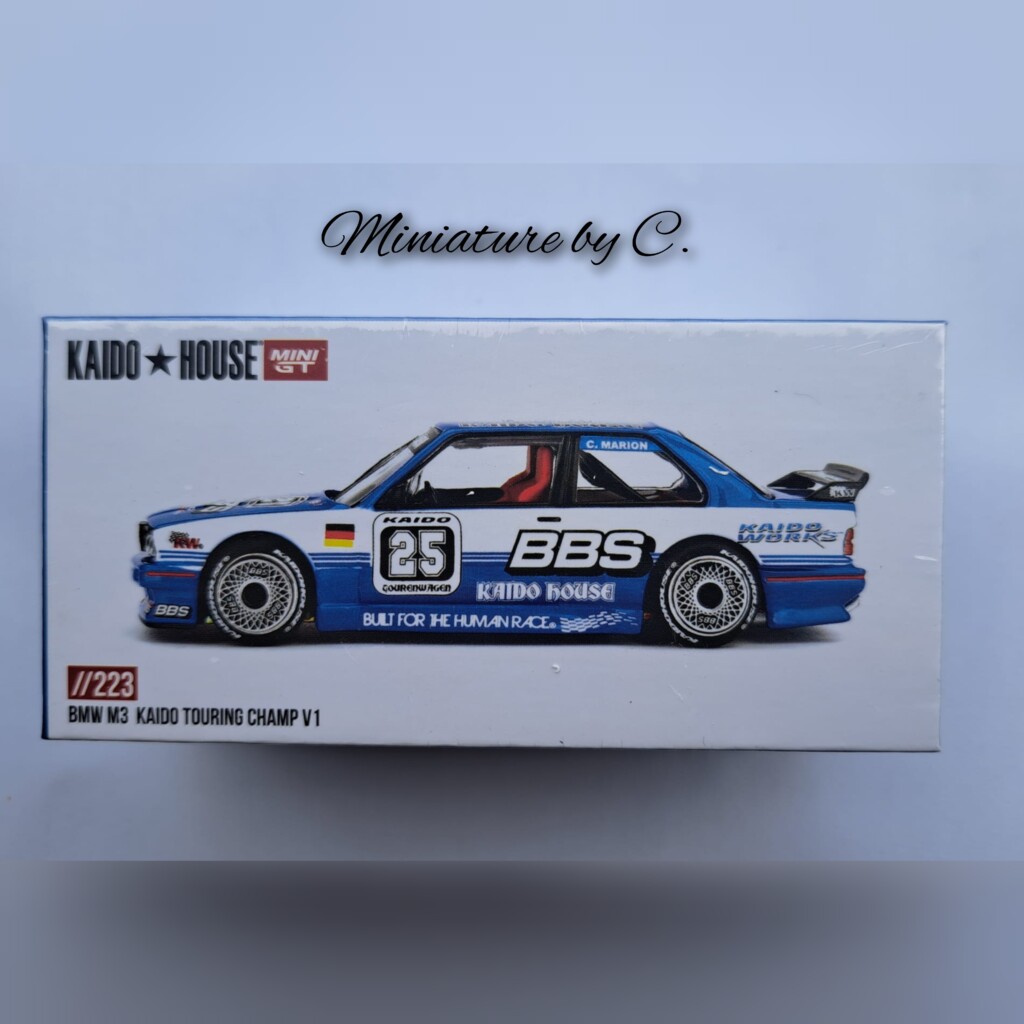 BMW M3 Kaido Touring Champ V1 – Kaido House x Mini GT – Édition Limitée-1:64éme